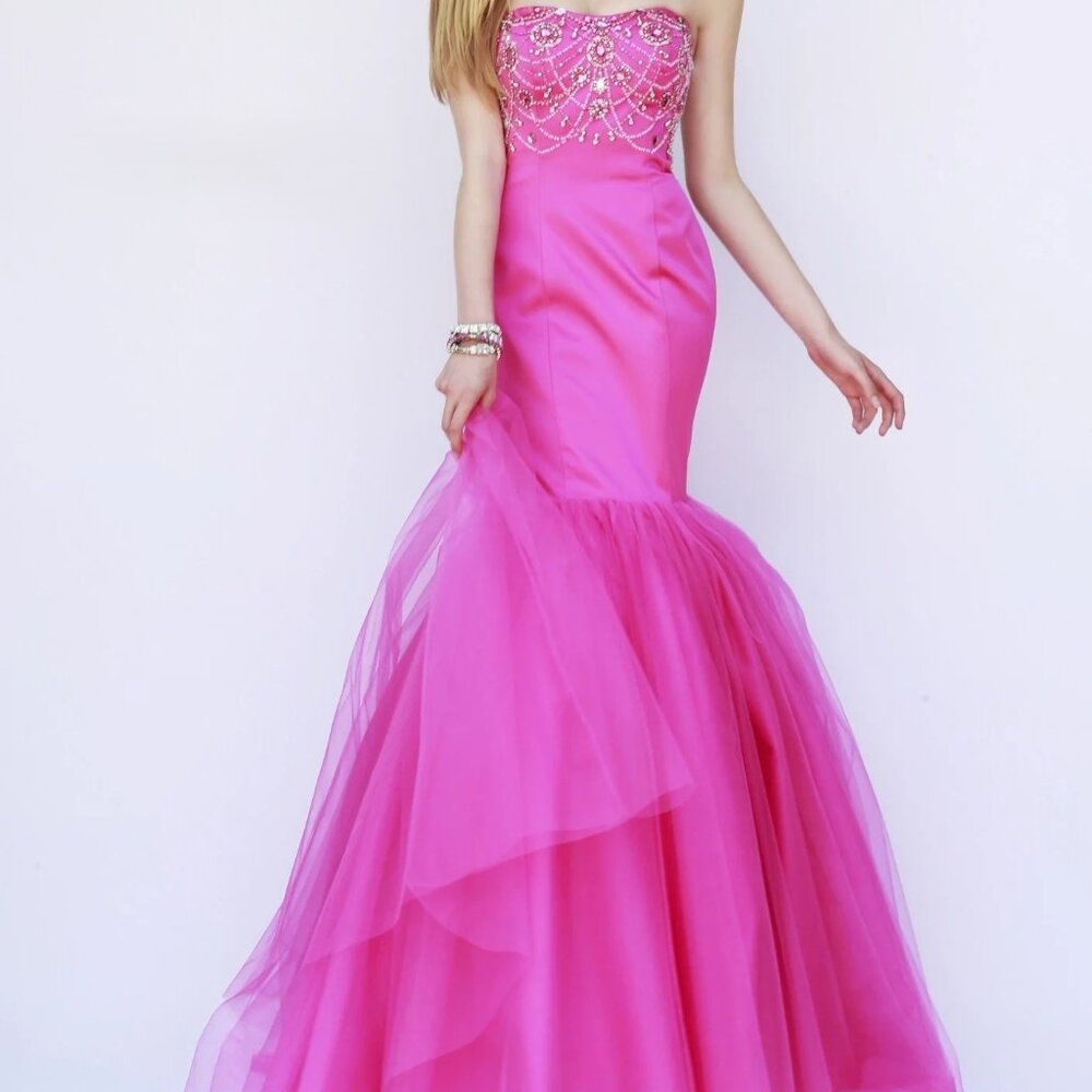 🩷Luxury Designer Prom Party Couture Evening Wedding Cocktail Runway Gown Dress